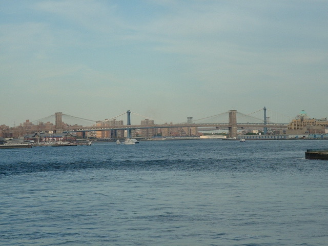 Brooklyn and Manhattan bridges