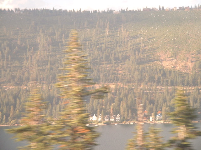 Lake and blurry trees 2