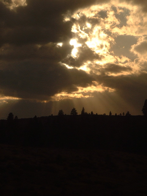 Clouds on a dark day