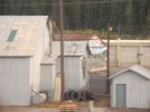 Buildings with mural