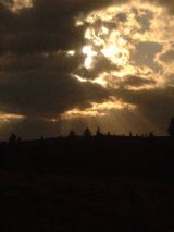 Clouds on a dark day