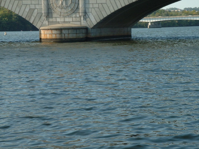 Pediment and water