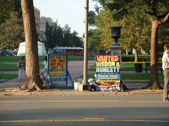 Lafayette Sq (across from White House)