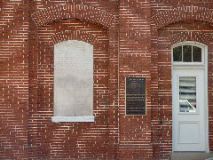 Alexandria city hall - plaque explains plaque