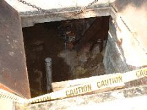 Alexandria - hole into basement